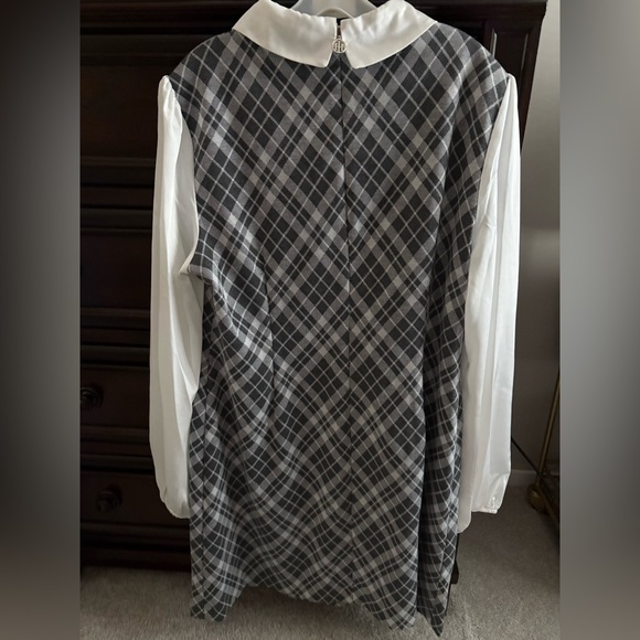 Tommy Hilfiger Gray and White Plaid Dress - Picture 3 of 3